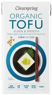 Kuchnie świata - Long Life Organic Tofu, jedwabiste 300g - Clearspring - miniaturka - grafika 1