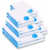 Pokrowce na ubrania - WORKI PRÓŻNIOWE NA UBRANIA POŚCIEL DUŻE MAŁE ZESTAW 4 ROZMIARY 12SZT POMPKA - miniaturka - grafika 1