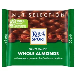 Ritter Sport Czekolada mleczna z całymi migdałami 100 g - Czekolada - miniaturka - grafika 1