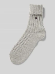 Skarpety z dzianiny z dodatkiem wełny - Skarpetki damskie - miniaturka - grafika 1