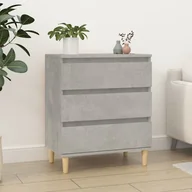Szafki nocne - vidaXL Komoda, szarość betonu, 60x35x70 cm, materiał drewnopochodny - miniaturka - grafika 1