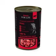 Mokra karma dla psów - Fitmin For Life Monoprotein Beef Wołowina 6x400g - miniaturka - grafika 1