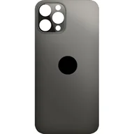 Części serwisowe do telefonów - Tylna szyba klapka baterii iPhone 12 Pro czarna - miniaturka - grafika 1