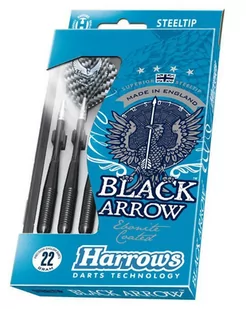 Harrows Black Arrow Steel, czarny, 24 g - Dart - miniaturka - grafika 1