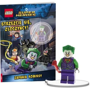 Lego DC comics super heroes Strzeżcie się, złoczyńcy! - Książki edukacyjne - miniaturka - grafika 1