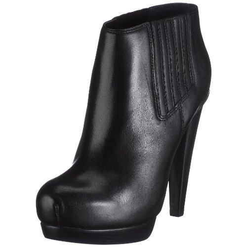 Buffalo London 17920-733 Nappa Soft Black 01 110226 damskie kozaki, Czarny Czarny 01, 40 EU
