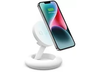 Ładowarki do telefonów - Stojak biurkowy z ładowarką SBS 10W Biały TEWIRMAGSTAND10W - miniaturka - grafika 1