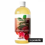 Olejki do ciała i włosów - Organic Series Organic Series Cranberry Massage Body Oil Olejek do ciała żurawinowy 500 ml - miniaturka - grafika 1