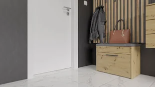 Lumarko Szafka Na Buty Parma Mini Siedzisko Schowek Dąb Artisan! - Szafki na buty - miniaturka - grafika 6