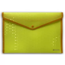 Penmate Koperta na zatrzask A4 Lux żółta - Teczki i skoroszyty - miniaturka - grafika 1