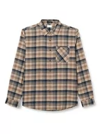 Koszule męskie - Replay Koszula męska regular fit, 020 piaskowy/niebieski/Lt Blue/Brown, XS - miniaturka - grafika 1