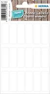 Etykiety do drukarek - HERMA 15662 etykiety wielofunkcyjne (12 x 34 mm, 6 arkuszy, papier, matowy) samoprzylepne, trwałe etykiety do gospodarstwa domowego do pisania ręcznego, 108 etykiet samoprzylepnych, białe - miniaturka - grafika 1