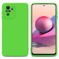 Etui i futerały do telefonów - Cadorabo Etui do Xiaomi RedMi NOTE 10 4G / RedMi NOTE 10S Pokrowiec ochronny z zielonego silikonu TPU Etui na telefon komórkowy - miniaturka - grafika 1