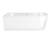 Wanny - Wanna narożna Corsan Intero lewa 170 cm z wykończeniem białym - miniaturka - grafika 1