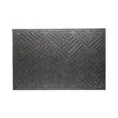 Wycieraczki - Wycieraczka materiałowa 60 x 90 cm szaro-brązowy - miniaturka - grafika 1