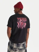 Koszulki męskie - Quiksilver T-Shirt Elderberry EQYZT08200 Czarny Regular Fit - miniaturka - grafika 1