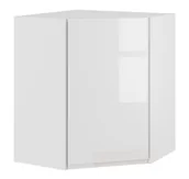 Meble kuchenne - Alba Szafka Wisząca Narożna Prawa Gnwu-60 Biały Połysk - miniaturka - grafika 1