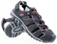 Sandały męskie - 2w1 Sandały Męskie Hi-tec Tiore Buty Sportowe Trekkingowe Regulacja 41 - miniaturka - grafika 1