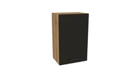 Meble kuchenne - Szafka Wisząca Presto 45X72 Cm Płyta Laminowana Dąb Evoke/Czarny - miniaturka - grafika 1