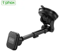 Uchwyty samochodowe do telefonów - UCHWYT SAM T-PHOX TH-05 NA DESKE ROZDZIELCZA BLACK - miniaturka - grafika 1