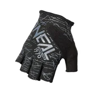 Skarpetki dla dzieci - O'NEAL Rękawiczki rowerowe męskie i damskie Drop Fingerless Glove V.17 I MTB DH FR Downhill Freeride, rękawiczki bez palców z wkładkami żelowymi, antypoślizgowe, czarno-szare, rozmiar M - miniaturka - grafika 1
