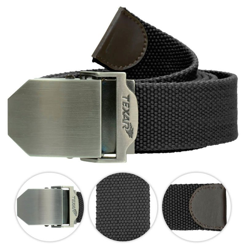 Texar Pasek Parciany Texar Czarny - Czarny - L