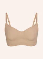 Biustonosze - Skims Gorset Seamless Sculpt beige - miniaturka - grafika 1