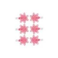 Dekoratorstwo - Craft Shop Klamerki filcowe różowy 6 szt. - miniaturka - grafika 1