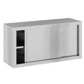 Meble gastronomiczne - B2B Partner Szafa do zawieszenia z przesuwnymi drzwiami, 1200x400x600 mm 434102 - miniaturka - grafika 1