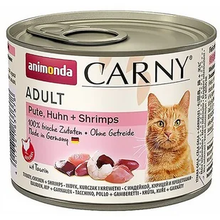 Animonda Carny Carny Adult Indyk + Kurczak + Krewetki puszka 200g MS_15764 - Mokra karma dla kotów - miniaturka - grafika 1