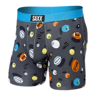 Majtki męskie - Bokserki męskie szybkoschnące SAXX VIBE Boxer Brief piłki - szare - miniaturka - grafika 1