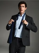 Paski - Reserved - Wąski krawat - granatowy - miniaturka - grafika 1