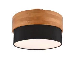 Seasons plafon czarno brązowy drewno Boho 611500202 Trio - Lampy sufitowe - miniaturka - grafika 2