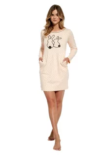 Bielizna nocna - Cornette Rabbits2 735/322 damska koszula nocna - grafika 1
