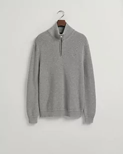 GANT sweter męski, szary melanż, XL - Swetry męskie - miniaturka - grafika 1