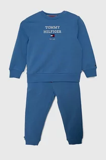 Komplety dla niemowląt - Tommy Hilfiger dres niemowlęcy kolor niebieski - grafika 1