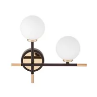 Lampy ścienne - LAMPA ŚCIENNA KINKIET NOWOCZESNY CZARNO-ZŁOTY MARSIADA NEO RT - miniaturka - grafika 1