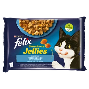 FELIX Sensations Jellies Karma dla kotów smaki rybne w galaretce 12x(4x85g) - Mokra karma dla kotów - miniaturka - grafika 2