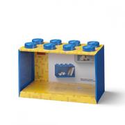 Półki i regały dla dzieci - Dziecięca niebieska półka ścienna LEGO® Brick 8 - miniaturka - grafika 1