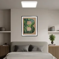 Lampy sufitowe - Briloner Lampa sufitowa LED Tava A, 29x29 cm, tworzywo sztuczne, biały - miniaturka - grafika 1