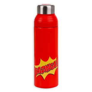 Teoria wielkiego podrywu, Butelka Termiczna, Bazinga, Czerwony, 500 ml - Shakery i bidony sportowe - miniaturka - grafika 1