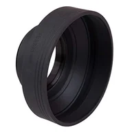 Dekielki do obiektywów - Caruba Rubberen Zonnekap 3w1 62mm 6,2 cm Czarny - Nakładki na soczewki (6,2 cm, okrągłe, uniwersalne, czarne) - miniaturka - grafika 1