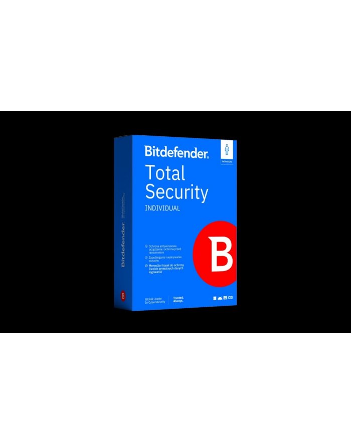 bitdefender *BDF ESD Total Security Indyvidual 5Stan.2Lata BTSI-N-2Y-5D