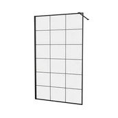 Kabiny prysznicowe - Kabina prysznicowa 120 x 200 Walk In Frame Wellneo - miniaturka - grafika 1