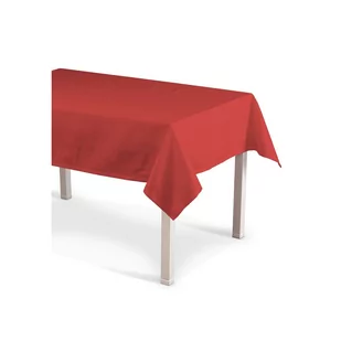 Dekoria Obrus prostokątny czerwony 130 × 280 cm Loneta - Obrusy i serwetki - miniaturka - grafika 1