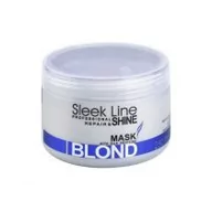 Maseczki do twarzy - Stapiz Stapiz Sleek Line Maska z jedwabiem do włosów blond 250ml - miniaturka - grafika 1