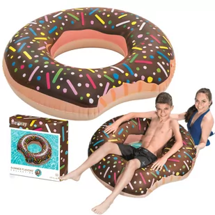 KOŁO KÓŁKO DMUCHANE DO PŁYWANIA DUŻE DONUT BESTWAY D802B - Materace dmuchane i koła do pływania - miniaturka - grafika 1