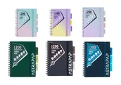 Szkolne artykuły papiernicze - Koozeszyt PP ASTRAPAP Ombre Line A5 200 stron - colours 104023005 mix cena za 1 szt - miniaturka - grafika 1