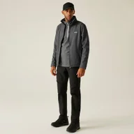 Kurtki i kamizelki sportowe męskie - Regatta Kurtka męska softshell przeciwdeszczowy Cera V Szary, Rozmiar: 4XL - miniaturka - grafika 1