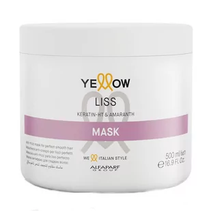 ALFAPARF YELLOW LISS THERAPY Maska prostowane 500ml - Maski do włosów - miniaturka - grafika 1